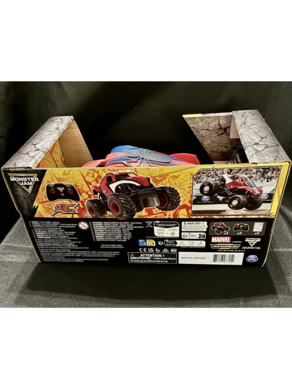 Monster Jam Marvel The Amazing Spider-Man RC Monster Truck remote control